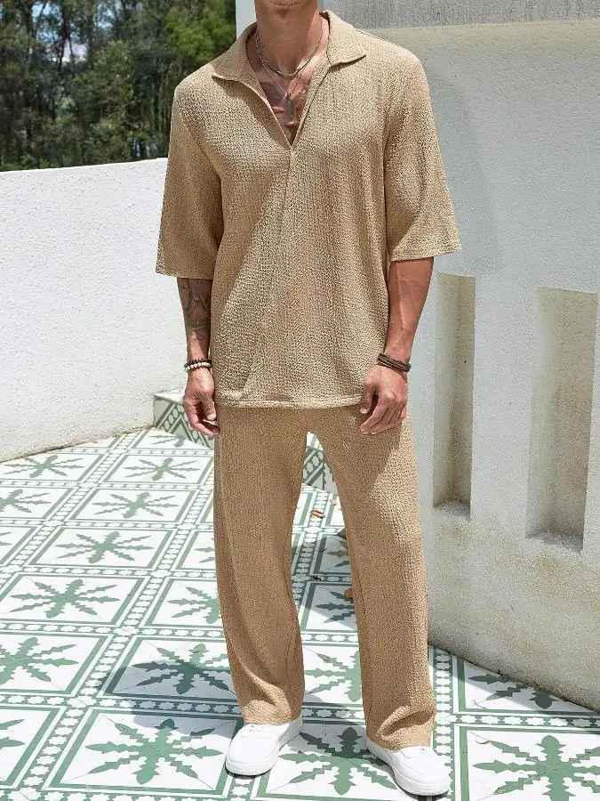 Matteo Men's Relaxed Summer Set, alternate angle 4