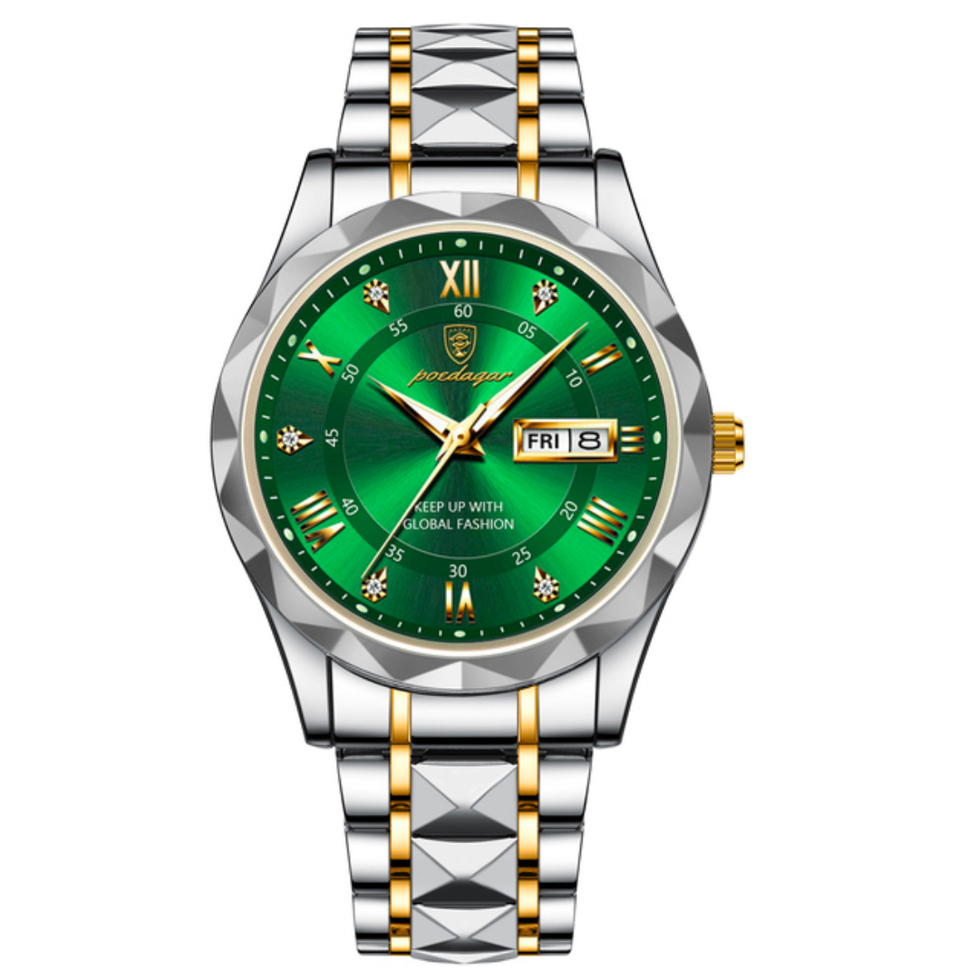 Majestic Men's Automatic Steel Watch, alternate angle 1