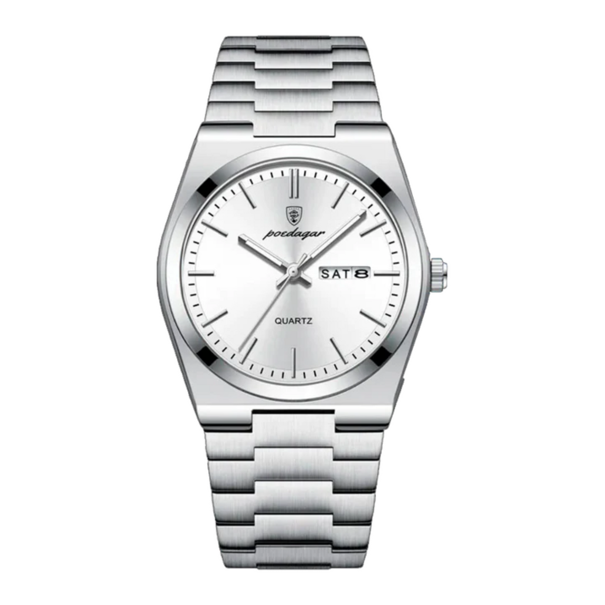 Essenza Men's 40mm Water-Resistant Steel Watch, alternate angle 1