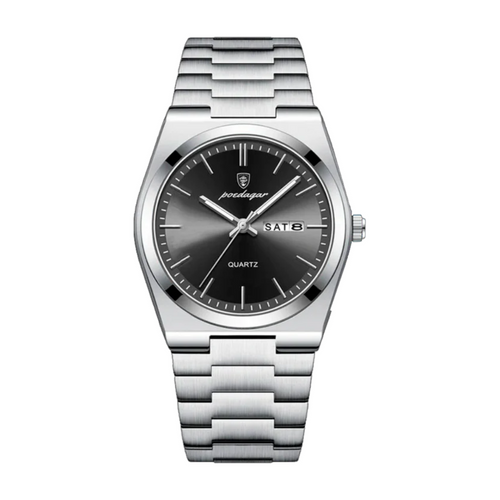 Essenza Men's 40mm Water-Resistant Steel Watch photographed for Eaton Row Co.