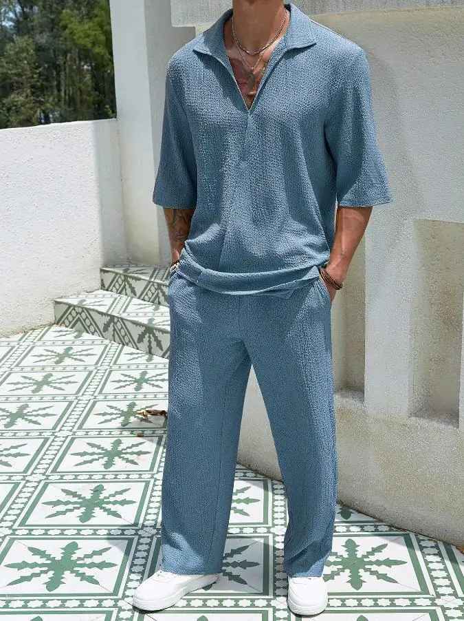 Matteo Men's Relaxed Summer Set, alternate angle 6