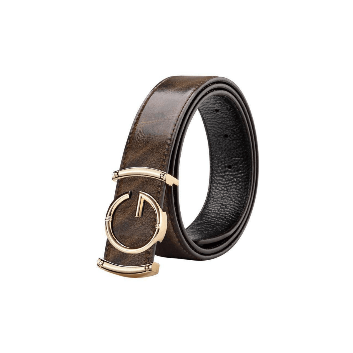 Giuseppe Men's Leather Suit Belt, alternate angle 2