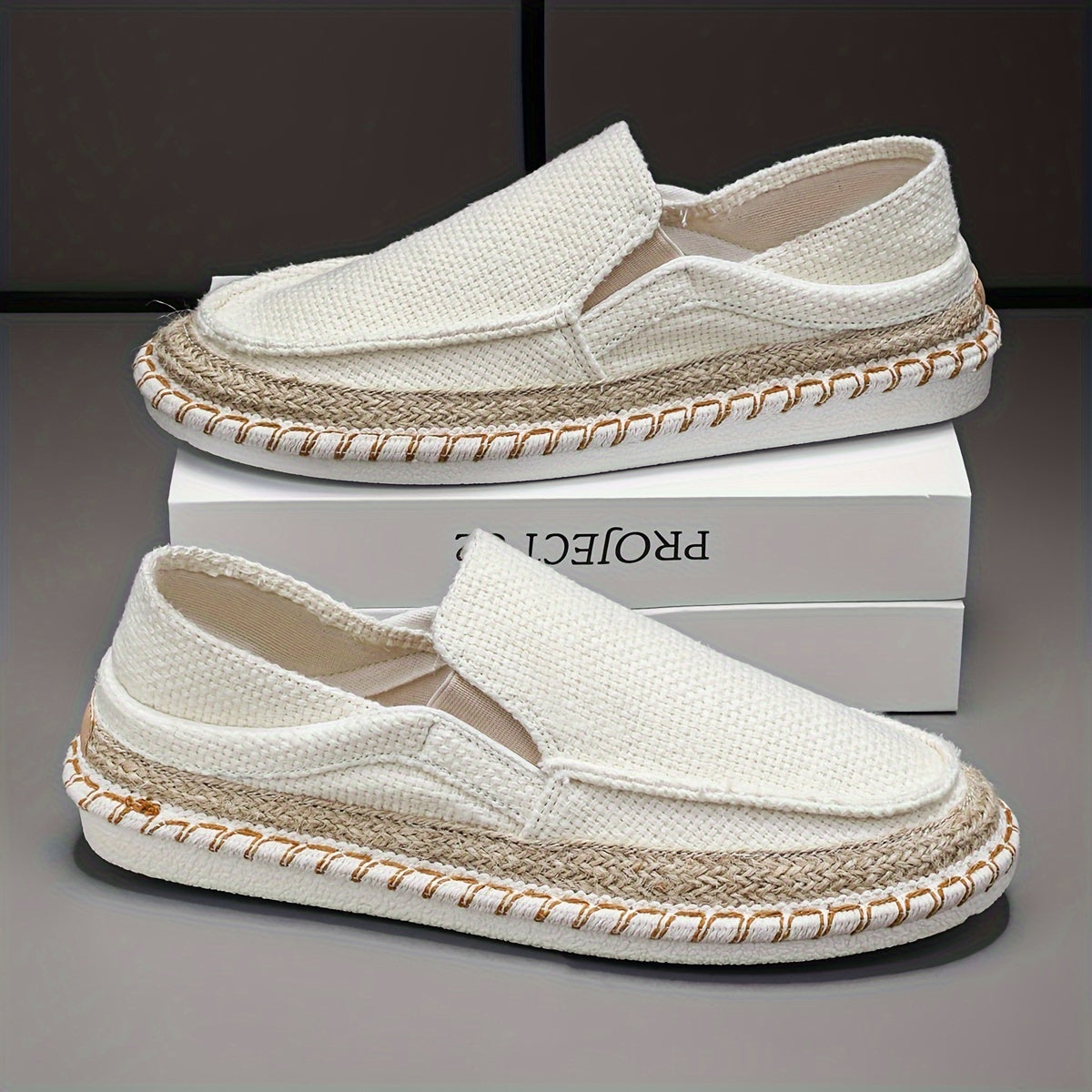 Valenzi Men's Riviera Slip-On Shoes photographed for Eaton Row Co.