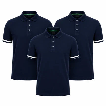 Men's All-Occasion Polo Shirts – 3-Pack, alternate angle 7