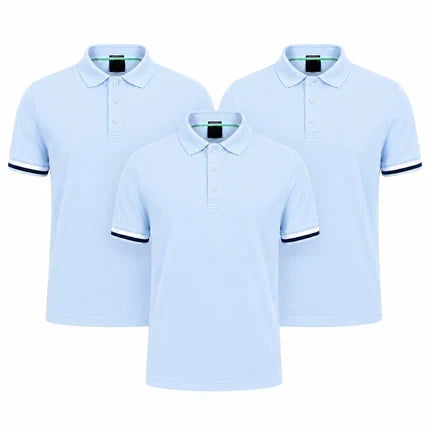 Men's All-Occasion Polo Shirts – 3-Pack, alternate angle 9