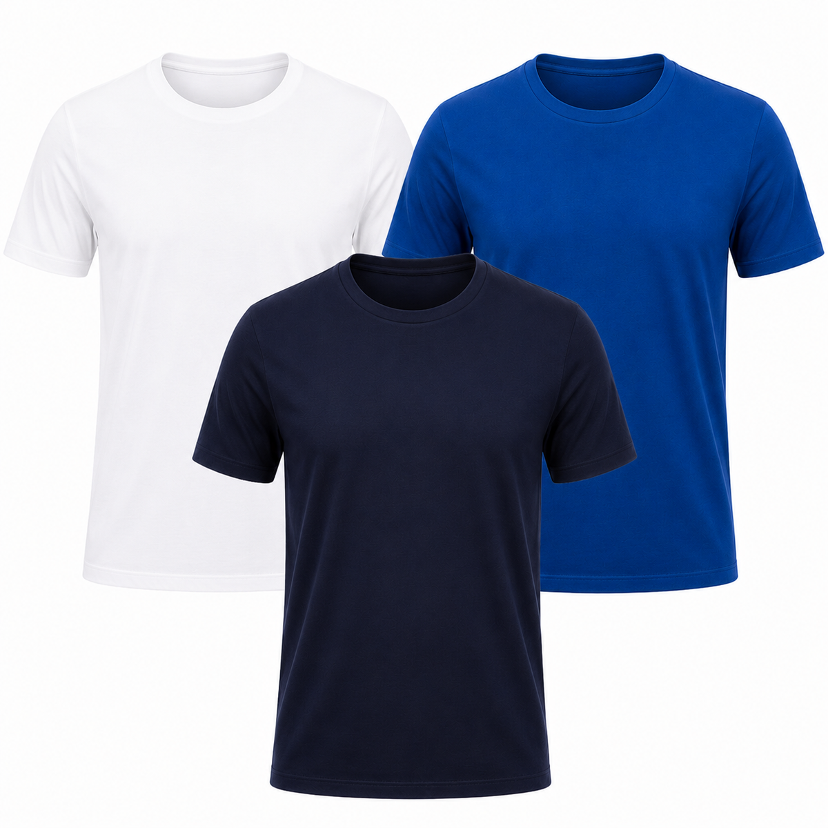 Men's Classic Essential Shirts – 3-Pack, alternate angle 3