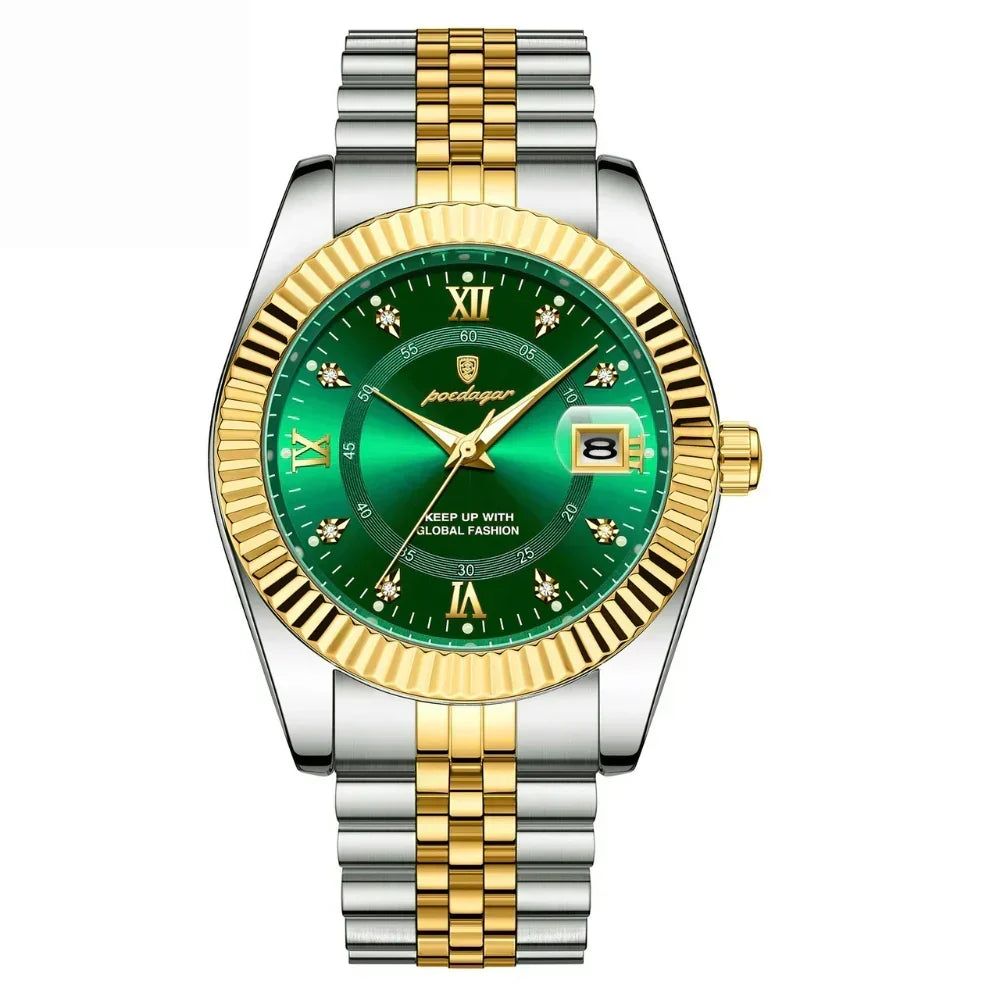 GoldenStar Men's 40mm Water-Resistant Steel Watch, alternate angle 9