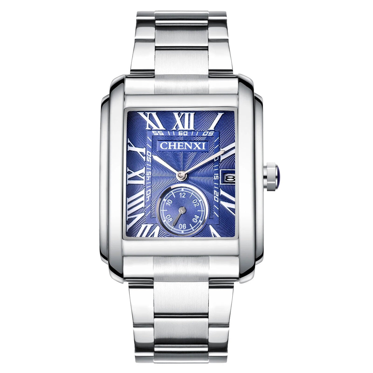 Vintage Men's Classic Steel Watch, alternate angle 1