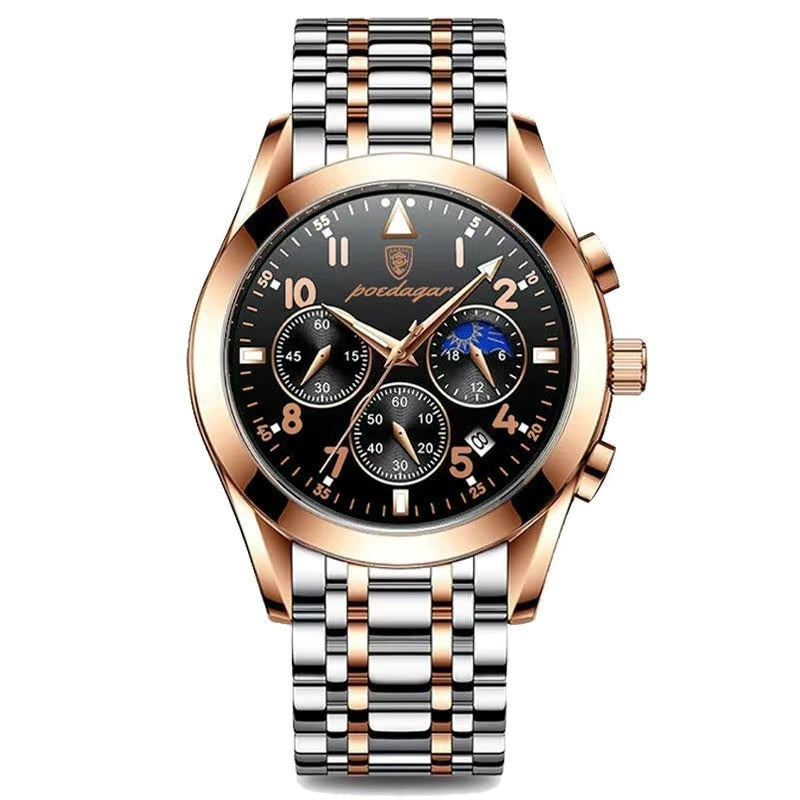 Elite Empyrean Men's Automatic Steel Watch, alternate angle 5