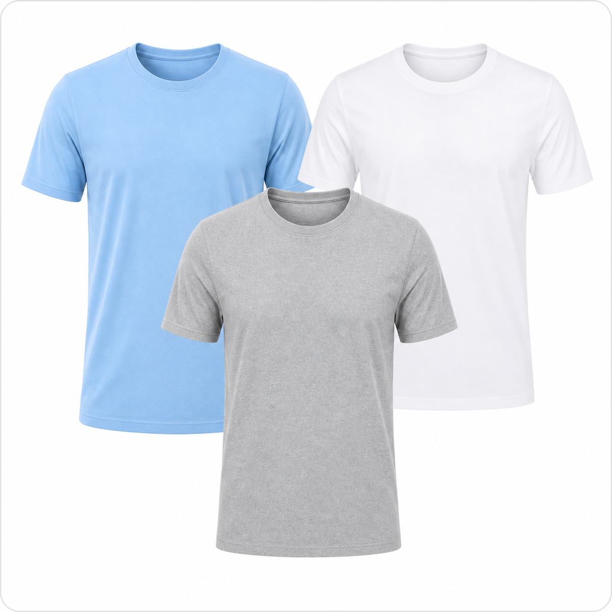Men's Classic Essential Shirts – 3-Pack, alternate angle 11