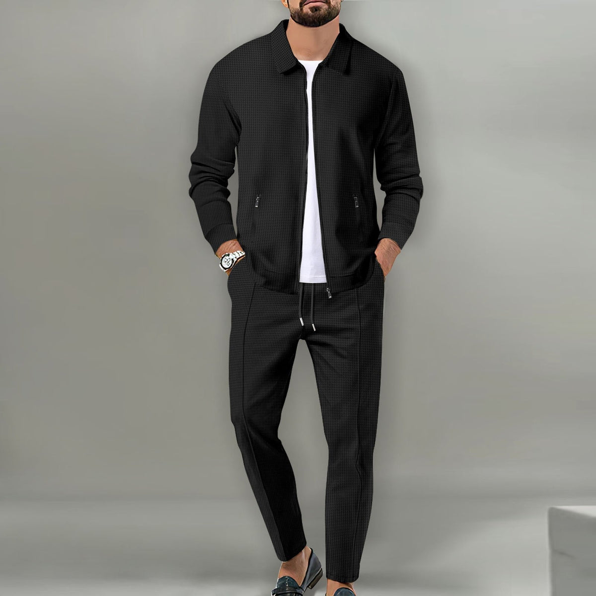 Lucas Men's Blazer Suit Set photographed for Eaton Row Co.