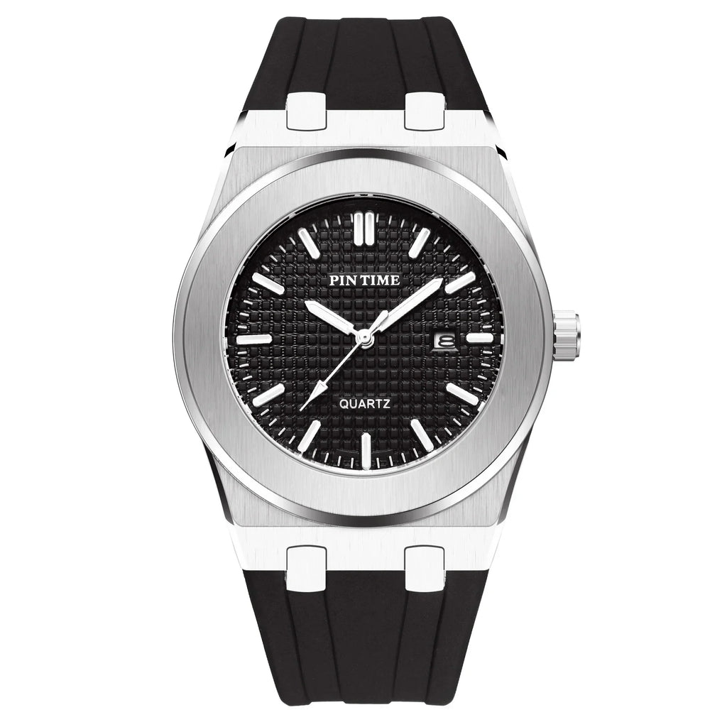Men's Luminous Silicone Strap Watch photographed for Eaton Row Co.