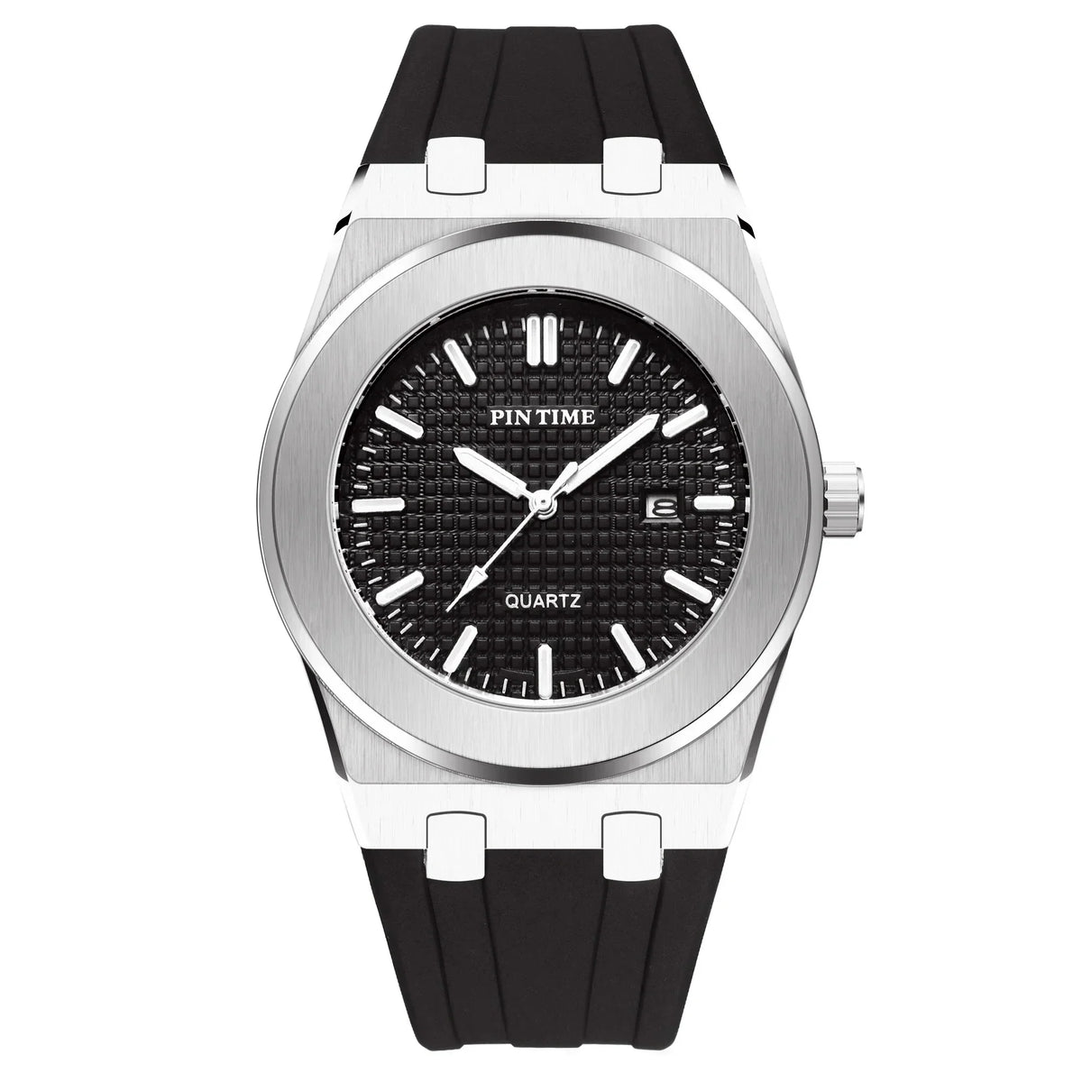 Men's Luminous Silicone Strap Watch photographed for Eaton Row Co.
