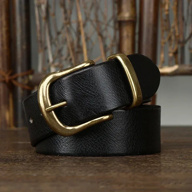 Verano Men's Leather Belt, alternate angle 3