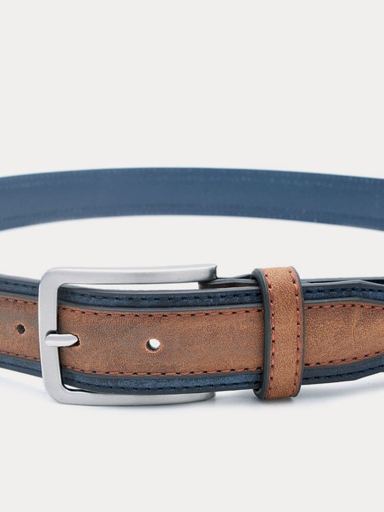 Men's Vintage PU Cowhide Belt, alternate angle 3