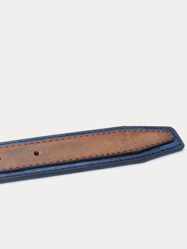Men's Vintage PU Cowhide Belt, alternate angle 5