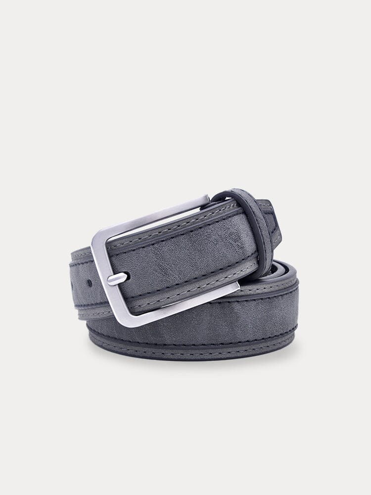 Men's Vintage PU Cowhide Belt, alternate angle 1