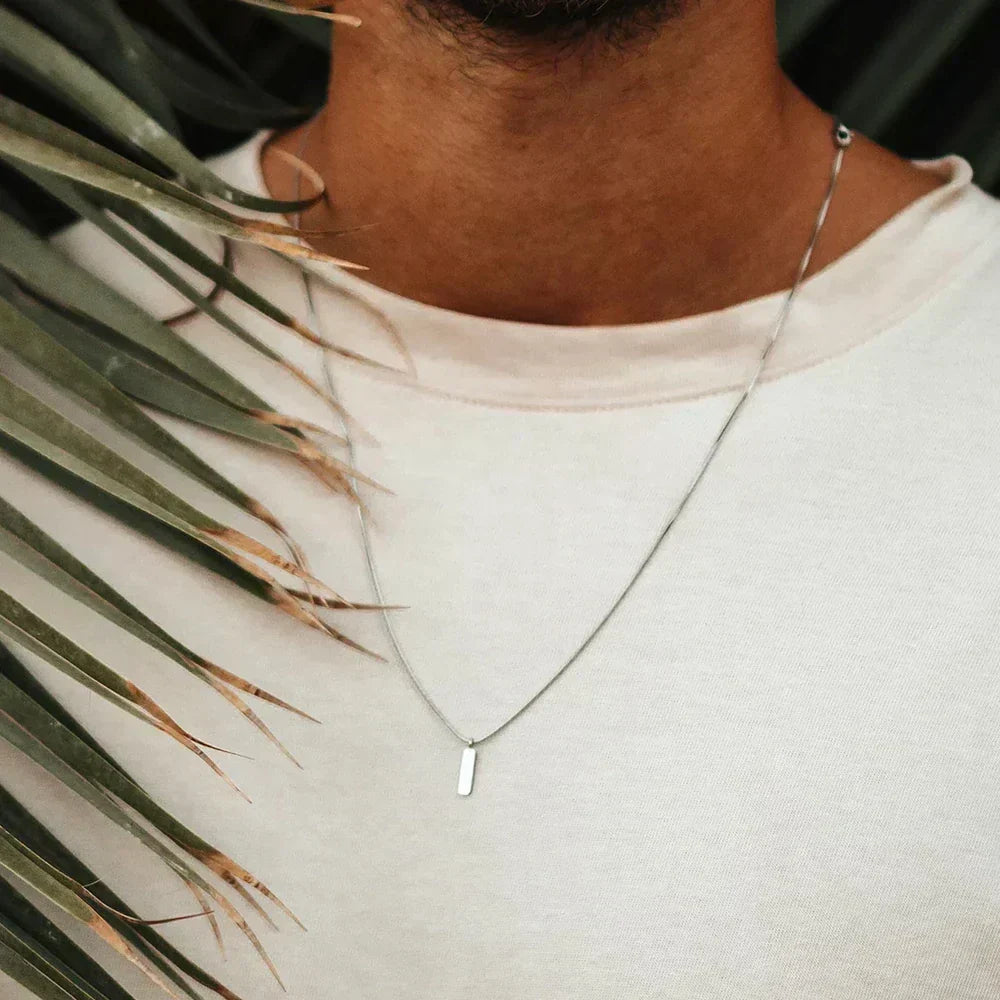 Lusso Men's Necklace, alternate angle 3