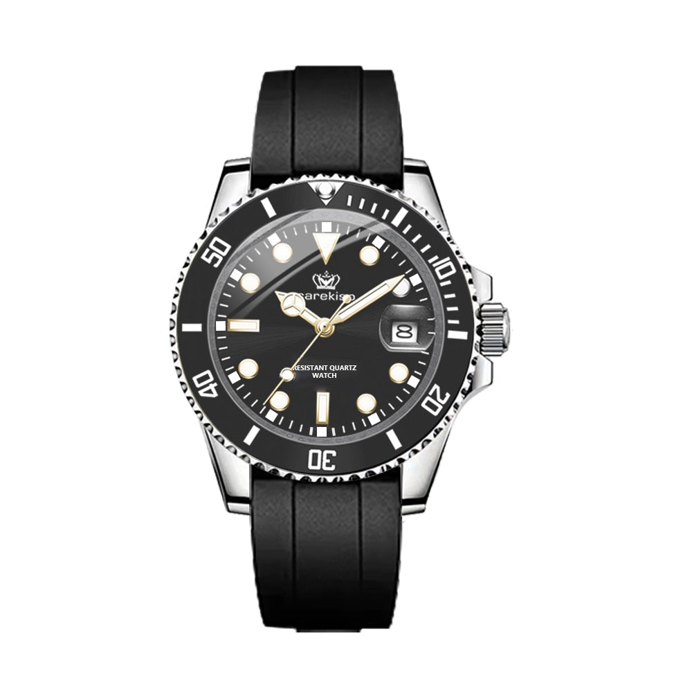 Men's Subdate Sport Leather Strap Watch photographed for Eaton Row Co.