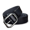 Larce Men's Casual Leather Belt photographed for Eaton Row Co.