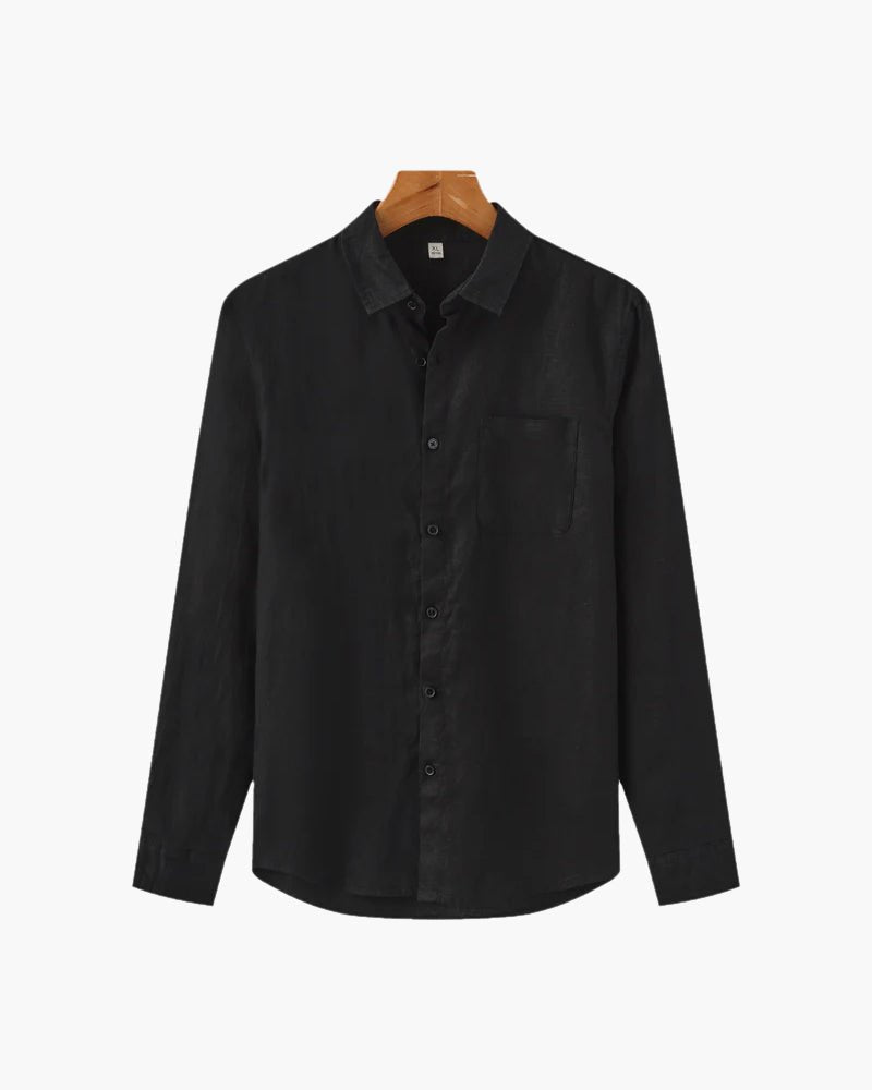 Cape Town Men's 100% Linen Shirt, alternate angle 18