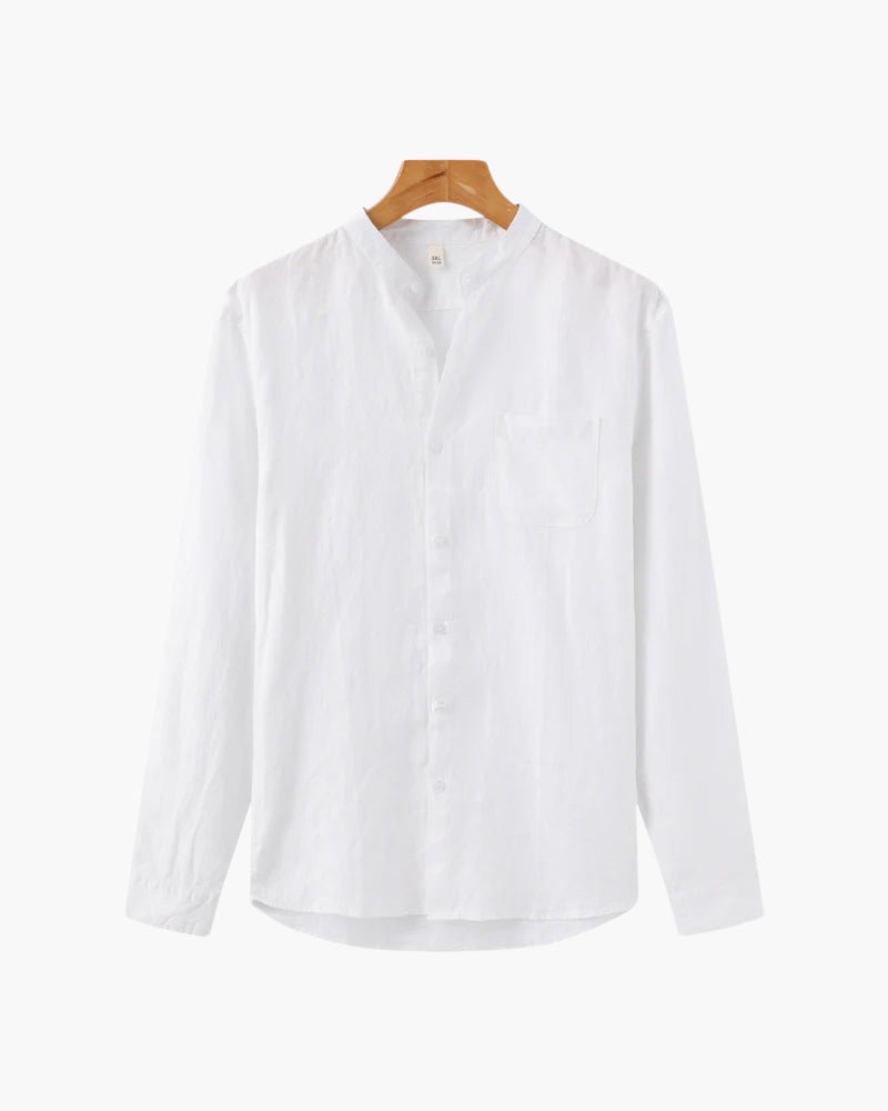 Cape Town Men's 100% Linen Shirt, alternate angle 13