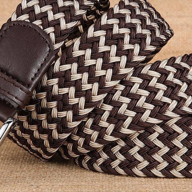 William Men's Elastic Braided Belt, alternate angle 5