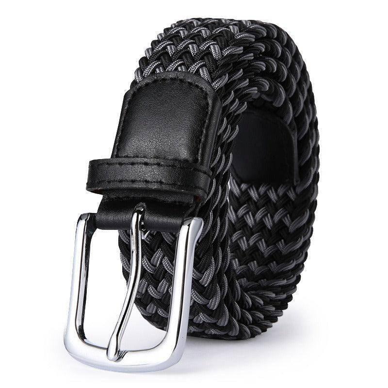 William Men's Elastic Braided Belt, alternate angle 1