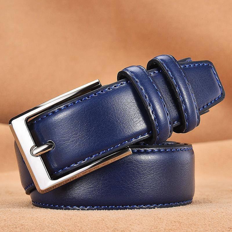 Jonathan Men's Leather Suit Belt photographed for Eaton Row Co.