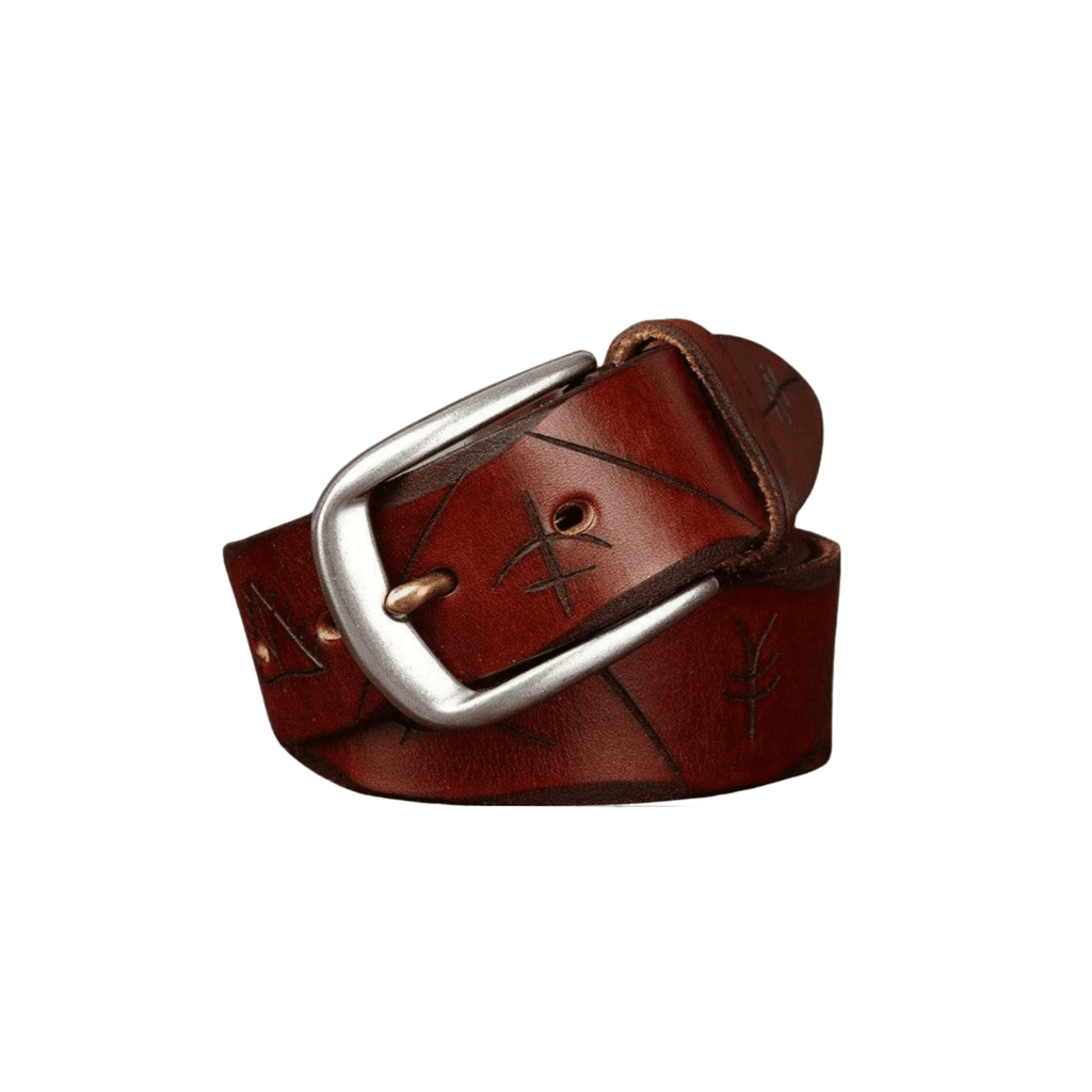 Neha Men's Leather Belt, alternate angle 3