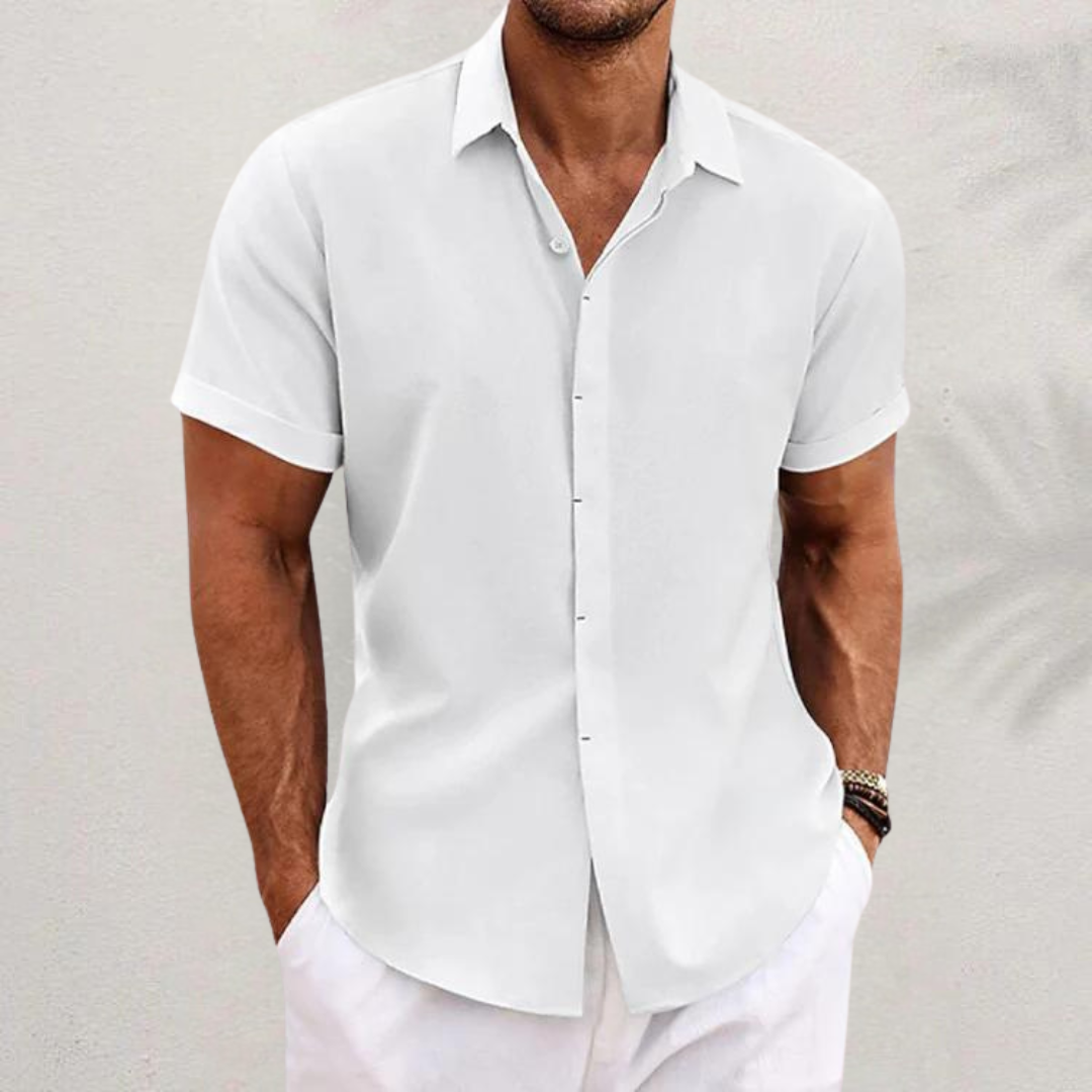 Alejandro Men's Premium Linen Shirt, alternate angle 5