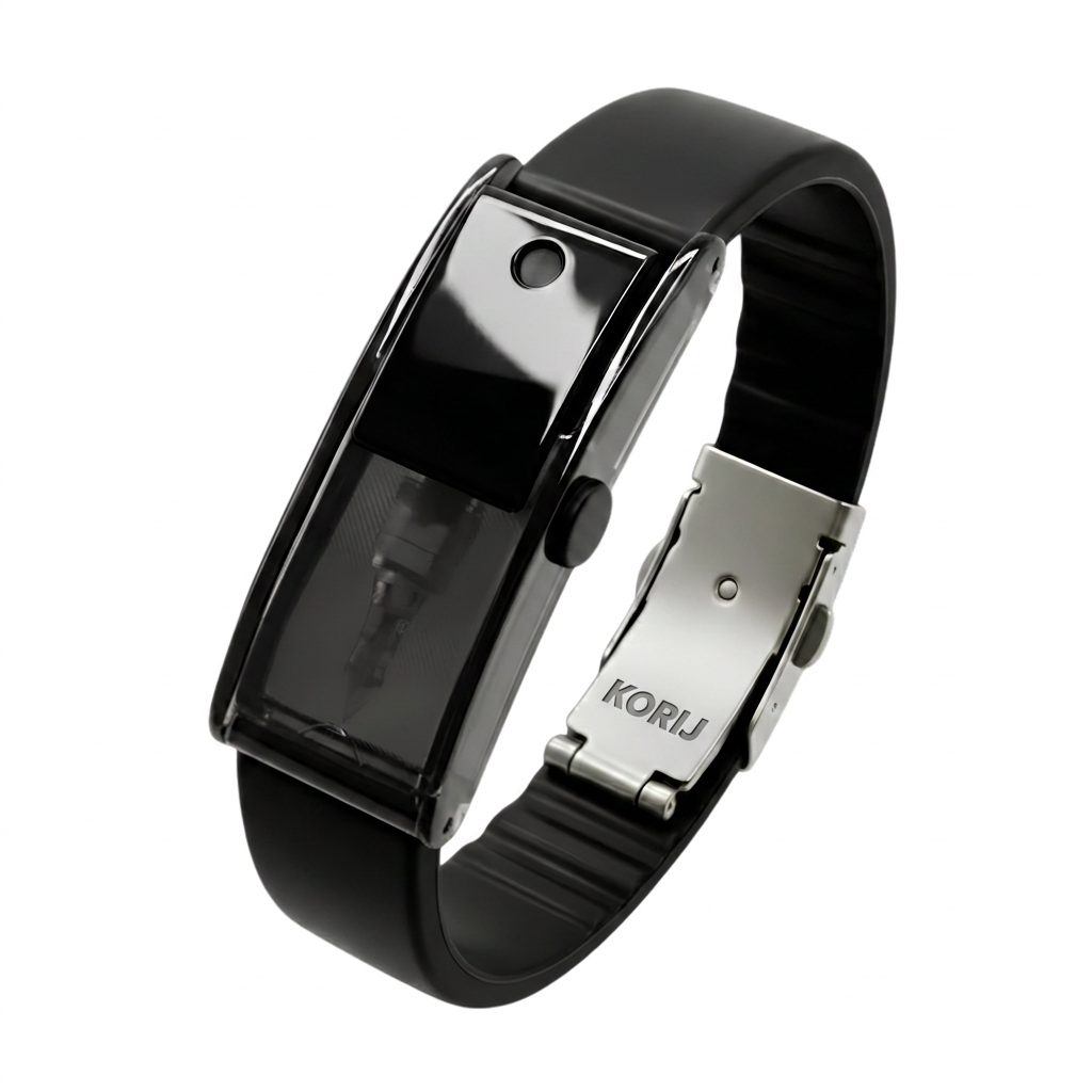 Noir Aura Refillable Cologne Bracelet, alternate angle 1