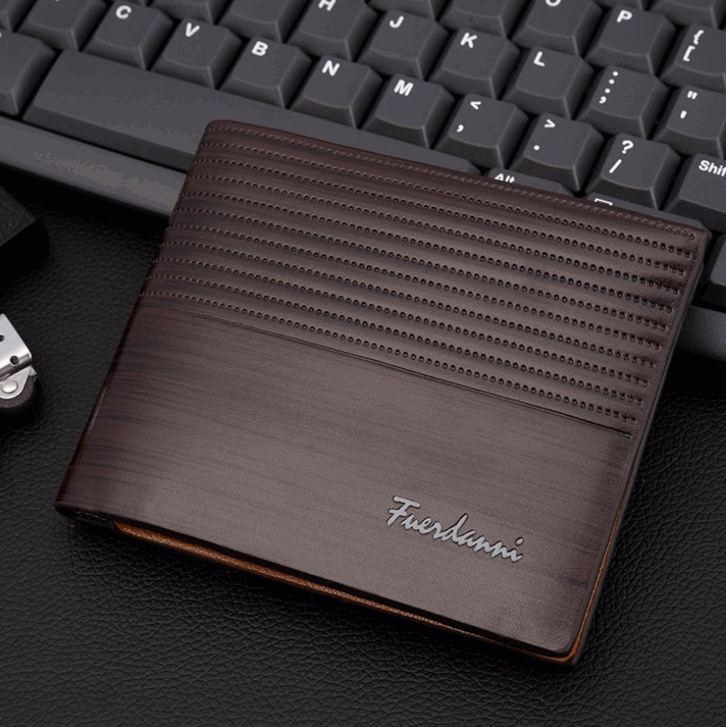 Men's Embossed Multi-Card Wallet, alternate angle 9