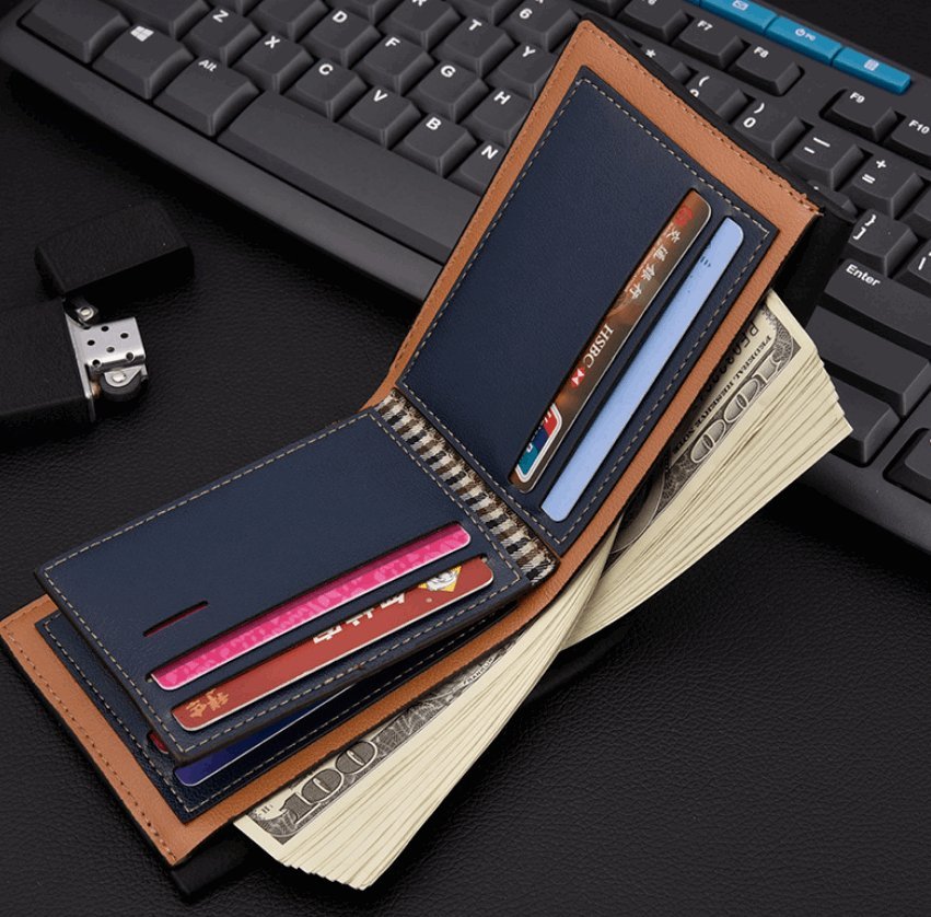 Men's Embossed Multi-Card Wallet, alternate angle 7