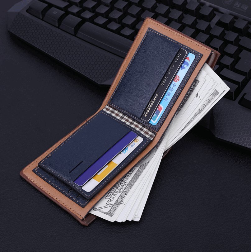 Men's Embossed Multi-Card Wallet, alternate angle 4