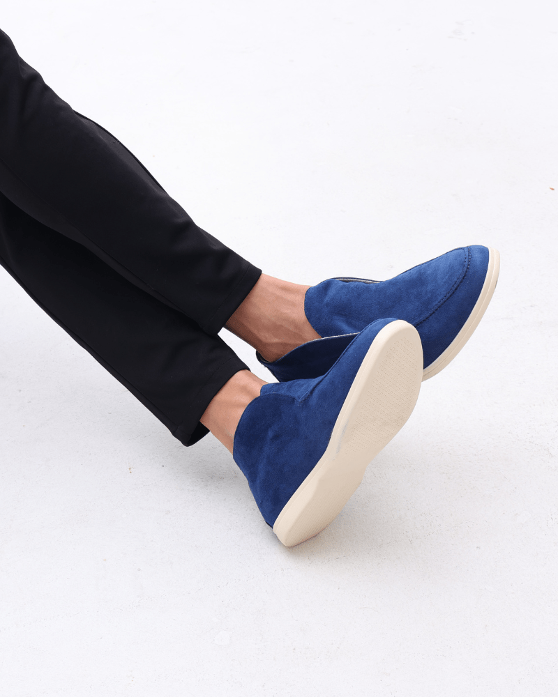 Men's Old Money High Suede Loafers, alternate angle 7