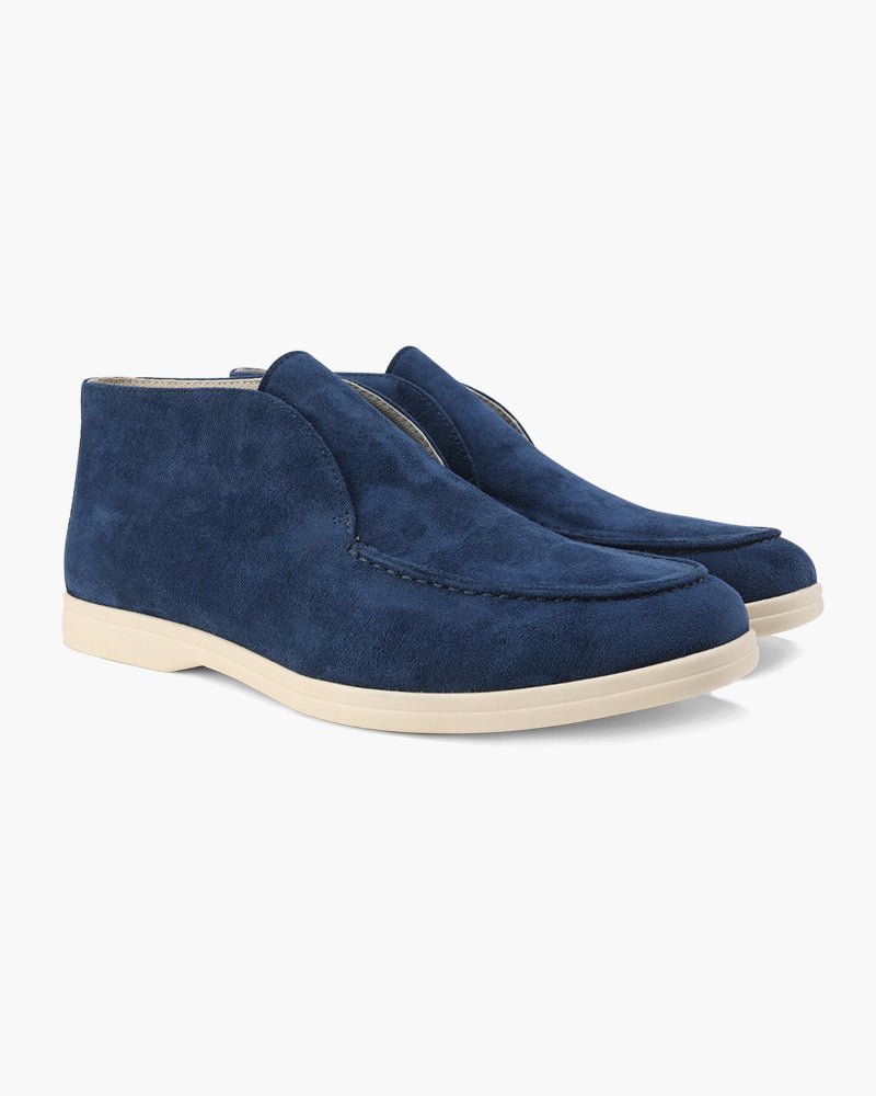 Men's Old Money High Suede Loafers, alternate angle 6
