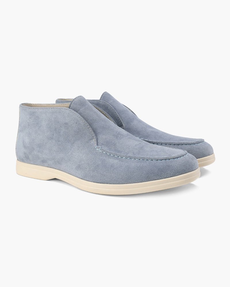 Men's Old Money High Suede Loafers, alternate angle 8