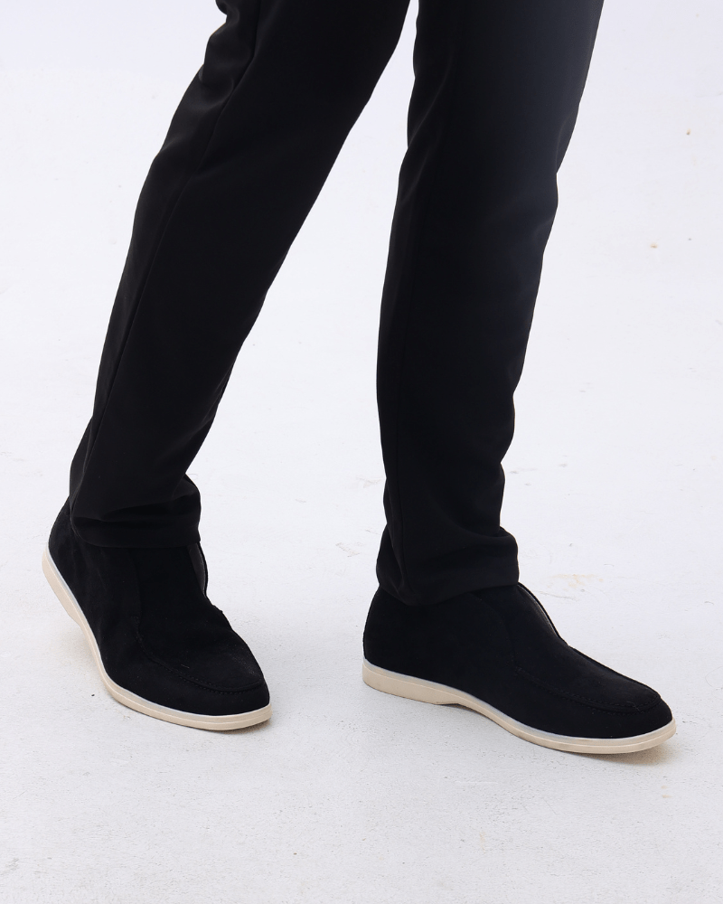 Men's Old Money High Suede Loafers, alternate angle 2