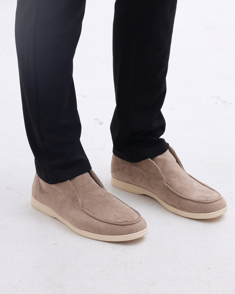 Men's Old Money High Suede Loafers, alternate angle 5