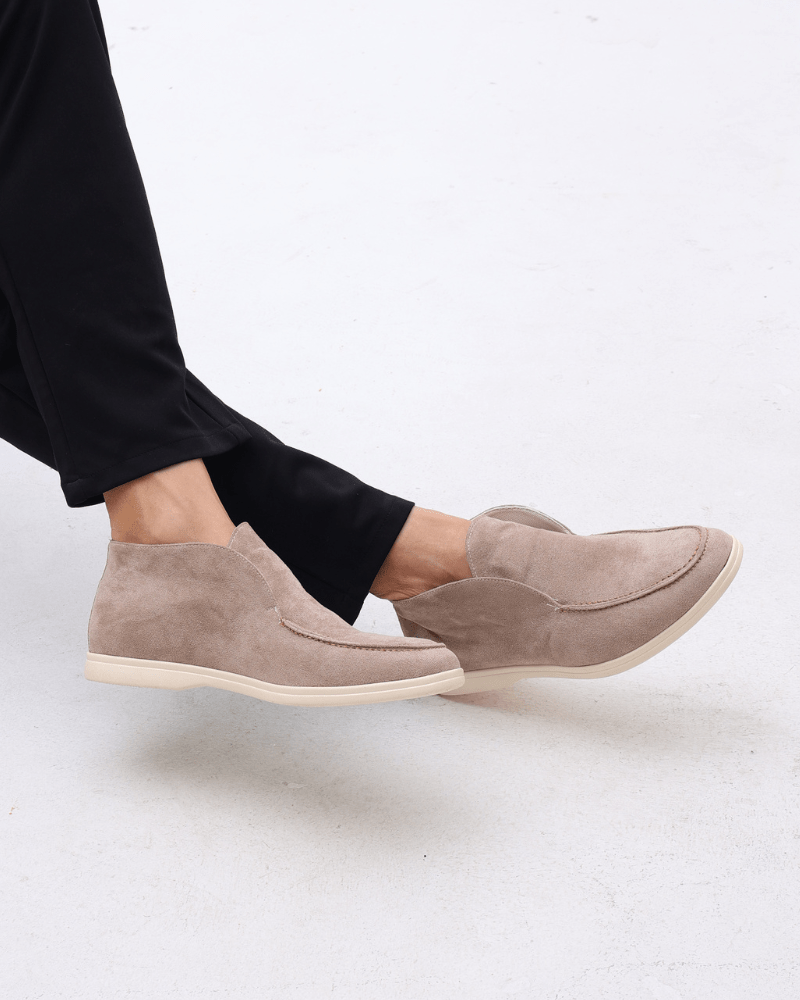 Men's Old Money High Suede Loafers, alternate angle 4