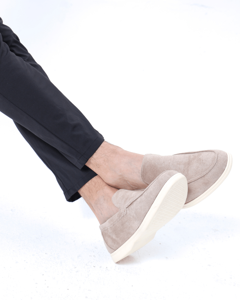 Men's Old Money Suede Loafers, alternate angle 3