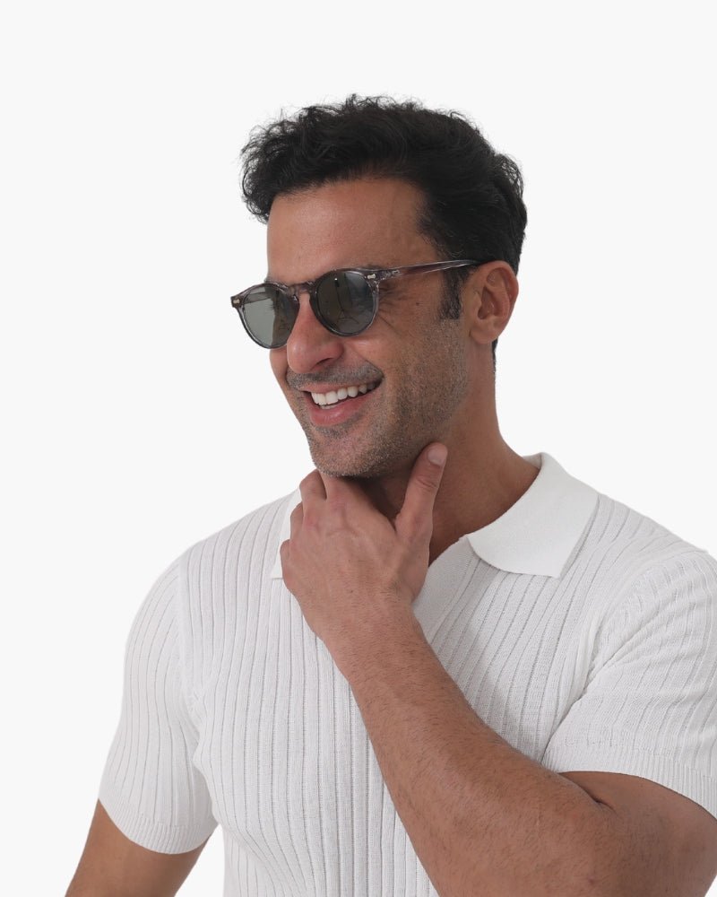 Men's Old Money Polarised Sunglasses, alternate angle 1