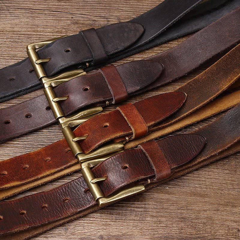 Raj Men's Braided-Strap Leather Belt, alternate angle 5