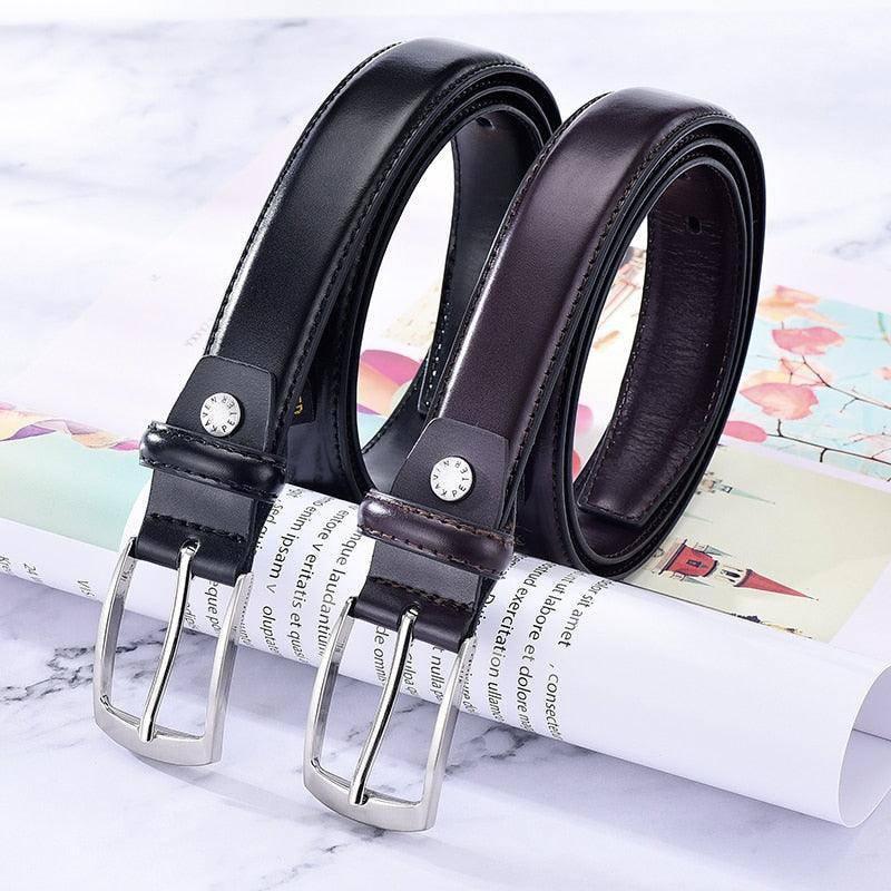 Arnthur Men's Leather Suit Belt, alternate angle 3