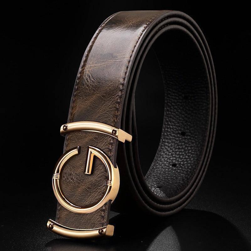Giuseppe Men's Leather Suit Belt photographed for Eaton Row Co.