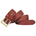 Sinaaq Men's Grained Leather Belt photographed for Eaton Row Co.